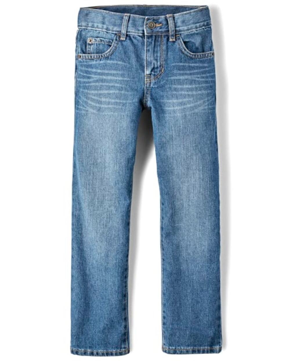 The Children's Place Girls Blue Denim Straight Leg Jeans Youth Size 12 Slim